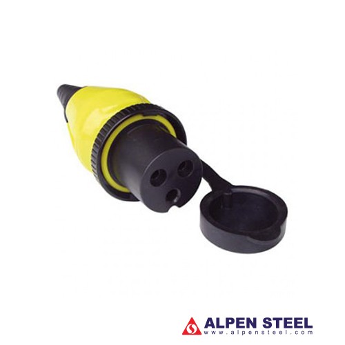 Plug 32A/250Vac (2p/3w) for Power Inlet stainless steel 32A