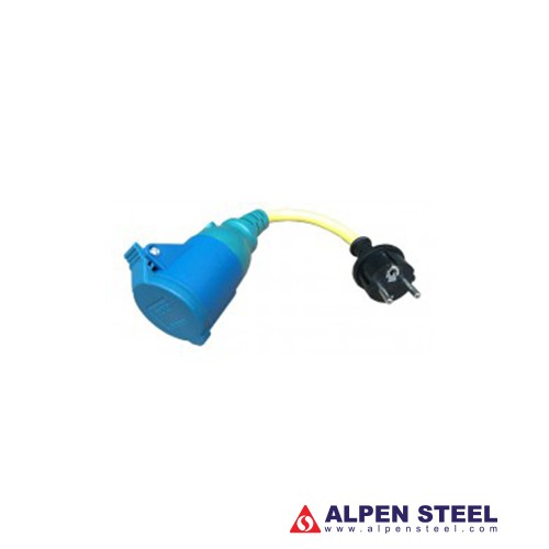 Adapter Cord 16A/250V-Schuko plug/CEE Coupling